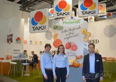 Takii Seeds presented vegetable concept Phytorich prior to the fair. On the photo: Rogier Laurens, Friederike van der Boon and Harm Custers.  https://www.hortidaily.com/article/9180730/takii-europe-launches-phytorich/ 